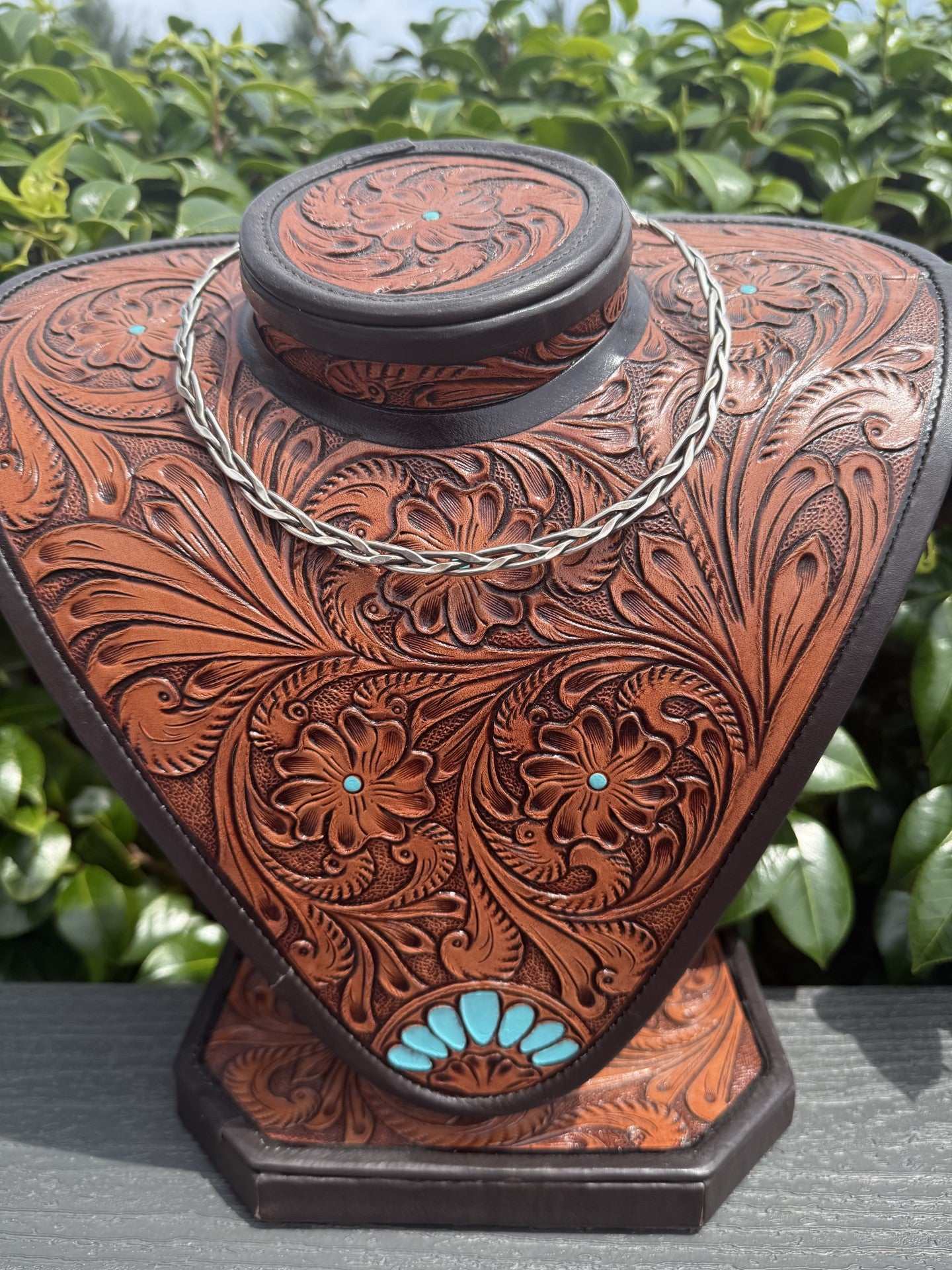 Braided Sterling Silver Collar Necklace - Handcrafted Indigenous Art Jewelry